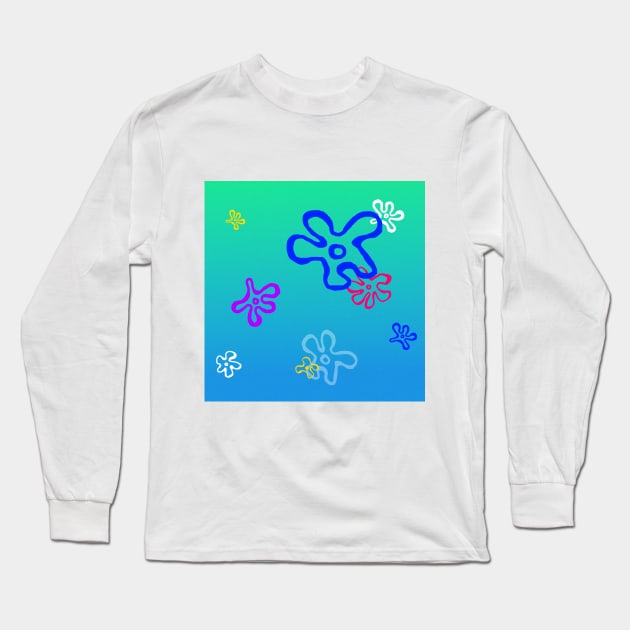 Bikini Bottom Sky Long Sleeve T-Shirt by eddien